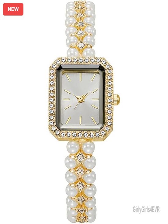 Women\'s Dress Watch Square Dial Mesh Band Quartz Waterproof 30M Amazon.com: Women main image 4